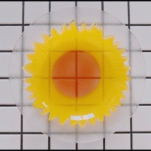 SOLD- Set of two tinted Pasari Indonesia textured glass